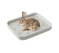 Bunny Potty Box Bunny Corner Litter Pan, Bunny Tray | Toilet Potty Corner Bunny Tray Pan for Small Animals, Adult Guinea Pigs, Hamster, Chinchilla, Ferret, Other Furry Small