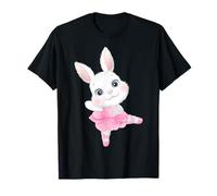 Bunny Rabbit Ballerina Kid Dance Ballet Dancer Birthday Girl T-Shirt