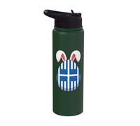 Bunny Rabbit Happy Easter Holiday Greece Flag Gr aster Stainless Steel Insulated Water Bottle