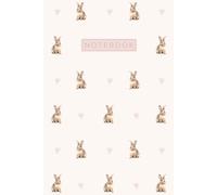 Bunny Rabbit Notebook: Cute Aesthetic Lined Journal for Bunny Rabbit Pet Lovers | Pink Cover