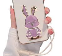 Bunny Rabbit Phone Bracket, Multifunctional Bunny Phone Holder Stand, Folding Lazy Buckle Paste Type Bracket for All Phones