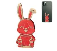 Bunny Rabbit Phone Holder | Cute Rabbit Shaped Desk Phone Holder - Foldable Lazy Buckle Bunny Paste Type for All Phones