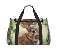 Bunny Rabbit Printed Travel Duffle Bag for Men Women Large Sport Gym Bag Handbag with Shoulder Strap for Travel Weekend Fishing Hunting