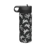 Bunny Rabbit Printing The Print 18 Oz Stainless Steel Sports Insulated Kettle with Lid for Adult Men Women