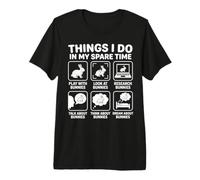 Bunny Rabbit Things I Do in My Spare Time Funny Boys Premium T-Shirt