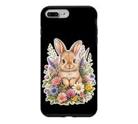 Bunny Rabbit Wildflower Cozy Floral Case for iPhone 7 Plus/8 Plus