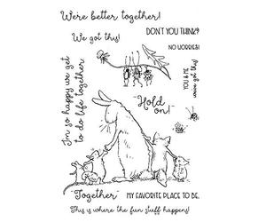 Bunny Rabbits Mice Various Animals Spider Dies and Stamps Sets for Card Making You and Me We've Got This Words Phrase Metal Die cuts Match Clear Stamps for Scrapbooking Paper Crafting