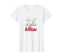 Bunny Rabbits Personalised for Willow - Family Fun Love T-Shirt