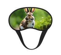 Bunny Rabbits Print Adults Washable Eye Mask for Nap Light Blocking for Home Hotel Airplane Camping