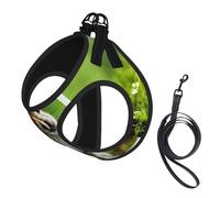 Bunny Rabbits Print Dog Harness,Pet Leash Vest,Adjustable And Reflective Vest,For Small To Medium Dogs