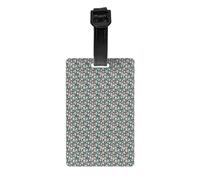 Bunny Rabbits Print Lightweight Luggage Tags for Suitcases Backpacks Business Journey Family Vacation