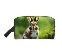 Bunny Rabbits Print Toiletry Bag for Men, Cosmetic Bag Spacious Capacity Travel Toiletry Bag for Women