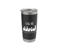 Bunny Rescue, Ask Me About My Rescue Rabbit Stainless Steel Insulated Tumbler