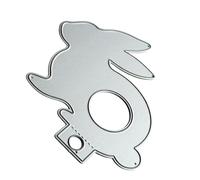 Bunny Shape Cutting Dice Scrapbooking Stencil Carbon Steel Die Cut Template Card Making Package Decoration Card Supplies