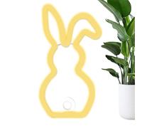 Bunny Shape LED Neon Signs | Rainbow Bunny Neon Lights for Children Room Decoration | Rainbow Rabbit Lamp Decor for Kids Room, Hotel, Cafe