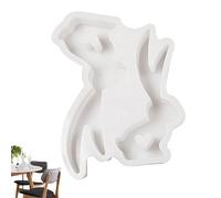 Bunny Shaped Mold, Cute Soap Mold, 12 x 3 x 15 inches, Versatile Candle Making Supply, Compact Hollow Heart Plaster, Versatile Design for Wedding and Home Table Decor