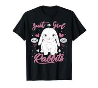 Bunny Shirt Women Girls Kids Just a Girl who loves Rabbits T-Shirt
