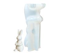 Bunny Silicone Mold | Candle Making Mould | Rabbit Mold | for Resin Clay Party Birthday Celebration Home Decor Dinner Table Bookshelf