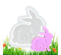Bunny Silicone Mold,Multi-Purpose Handmade Easy Release Mould | Easter Bunny Silicone Mold | for Candles Holiday Christmas Halloween Valentine's Day Birthday Wedding Party Dessert