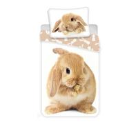 Bunny Single 100% Cotton Duvet Cover Set - European Size