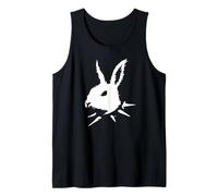 Bunny Skull Punk Y2k Cute Creepy Cat Goth Black Alt Gothic Tank Top