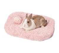 Bunny Sleeping Mat - Soft Chinchilla Pad, Warm Cushion for Small Animals with Plush Comfort, Easy to Clean with Machine Washable Fabric, Pet Accessory for Rabbits Hamsters Guinea Living Room Bedroom