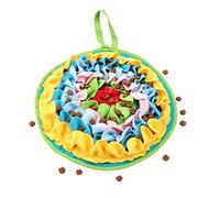 Bunny Snuff Mat - Fleece 43x43x8cm | Interactive Feeding Mat With Slow Feeding, Mental Stimulation, Treat Distribution | Small Pet Search Toy No
