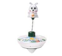 Bunny Spin Toy - Easter Bunny Spin Toy - Funny Rotating Electric Musical Toys | Light Up Interactive Kids for Boys Girls Home School Classroom Travel Camping | Educational Cartoon Rotating Toys