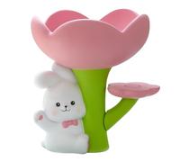 Bunny Statue - Bunny Rabbit Decor | Cute Cartoon Rabbit Statue | Decorative Jewelry Storage Box | Easter Table Centometers Collectible Pair