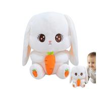 Bunny Stuffed Animal - 12inch Cute Room Decor Huggable Doll | Soft Big Ear Bunny Radish Cuddly Toy,for Sofa Living Room Bedroom Comfort Boys Girls Kids Collectors
