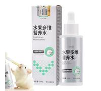 Bunny Supplement,Healthy Skin Coat Liquid - 50ml Skin Coat Grooming Supplement for Small Rodents Squirrels Guinea Pigs Bunny Bones Joints Care