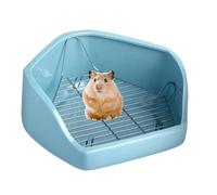 Bunny Toilet Corner | Pan Corner Toilet for Small Animal Cage | Removable Wire Pentagon Shape Indoor Small Pet Potty Trainer for Chinchilla, Duck