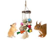 Bunny Toys - Natural Boredom Chew Breaker for Exercise, Entertainment Toy with Gnawing Treat Function, Small Animal Toy for Hamsters, Squirrels and Chinchillas, 3.94x16.93 inches