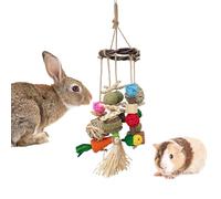 Bunny Toys | Natural Bunny Chew Toys Boredom Breakers - Edible Gnawing Treat Natural Boredom Relief for Small Animals Pets Chinchillas Ferrets Hamsters
