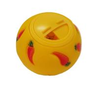 Bunny Treat Ball Dispenser, Interactive Dispensing Puzzle Feeder, Foraging Snack Ball, Adjustable Difficulty for Hedgehogs Rabbits Guinea and Small Pets, 2.95x2.95 Inches