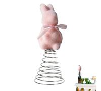 Bunny Tree Topper | Spring Moss Seasonal Rabbit Decoration,Spring Bunny Topper | for Home Gathering Farmhouse Porch Mantel Cabinet Basket Centerpiece Party Celebration