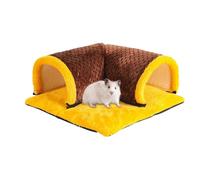 Bunny Tunnel Hamster Tube and Tunnel Bed, Washable Toys for Small Animals, Funny Hidden Tunnel for Chinchillas, Ferrets, Squirrels