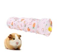 Bunny Tunnels for Rabbits Indoor,Indoor Pet Peekaboo Pipe | Foldable Tunnels Cartoon Bunny Hiding Tube Activity Toy for Dwarf Rabbits, Hamster, Kitten