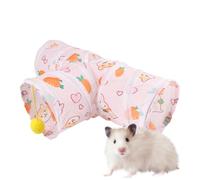 Bunny Tunnels For Rabbits,Pet Playing Interactive Tubes | Folding Tunnel with Play Ball For Indoor Kittens Dwarf Rabbits Bunnies Guinea Pigs Chinchillas Exercise Activity Fun Toys