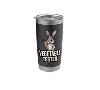 Bunny Vegetable Tester Carrot Humor Stainless Steel Insulated Tumbler
