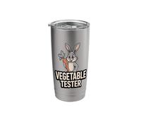 Bunny Vegetable Tester Carrot Humor Stainless Steel Insulated Tumbler