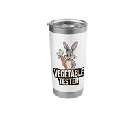 Bunny Vegetable Tester Carrot Humor Stainless Steel Insulated Tumbler