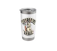 Bunny Vegetable Tester Carrot Humor Stainless Steel Insulated Tumbler