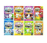 Bunny vs Monkey 8-Book Collection Set by Jamie Smart Including World Book Day 2026 (Supersonic Aye-Aye, League of Doom, The Human Invasion and MORE! | Paperback