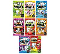 Bunny vs Monkey 8 Books Collection Set By Jamie Smart (Bunny vs Monkey Series + Total Chaos: World Book Day)