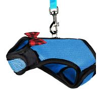 Bunny Wiring Harness, Lightweight Mesh Vest, Adjustable Lead, Comfortable Hiking Equipment, Extensive Use, Soft Portable Pet Harness for Small Animals, Kittens, Puppies, Outdoors, R