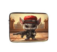 Bunny with Gun Laptop Inner Bag 12 Inch Laptop Sleeve Case Briefcase Carrying Laptop Cover