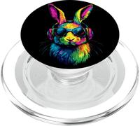 Bunny with Sunglasses Rabbit Brown Hare Cute Bunnies PopSockets PopGrip for MagSafe