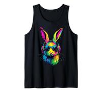 Bunny with Sunglasses Rabbit Brown Hare Cute Bunnies Tank Top