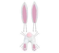 Bunny Wreath Attachment- Easter Decorations, Rabbit Butt And Ears, Hangable Easter Wreath Attachment | For Spring Holiday Party Indoor Outdoor Home Wall Door30x24cm/11.81x9.45 Inches